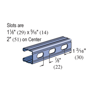 Unistrut® P1100T-10PG P1100T 10PG